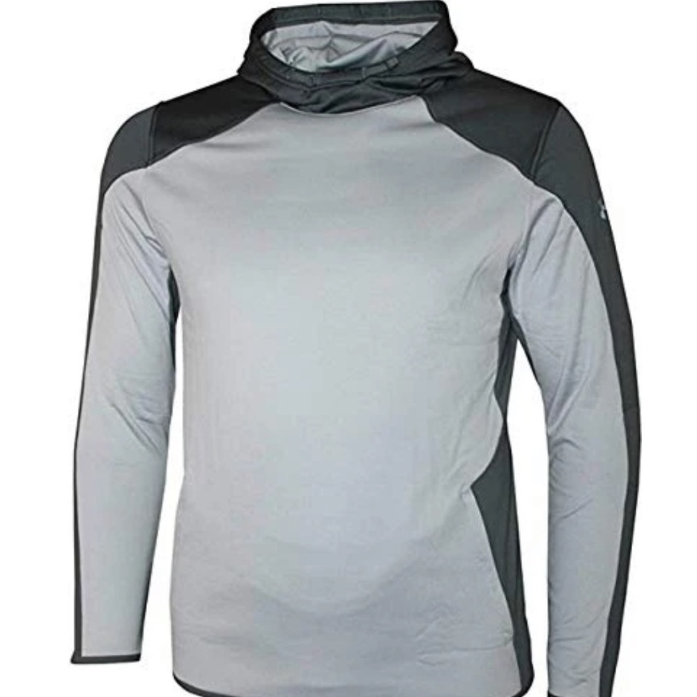Under Armour Men's Hoodie S Gray Performance Athletic Pullover Sweatshirt